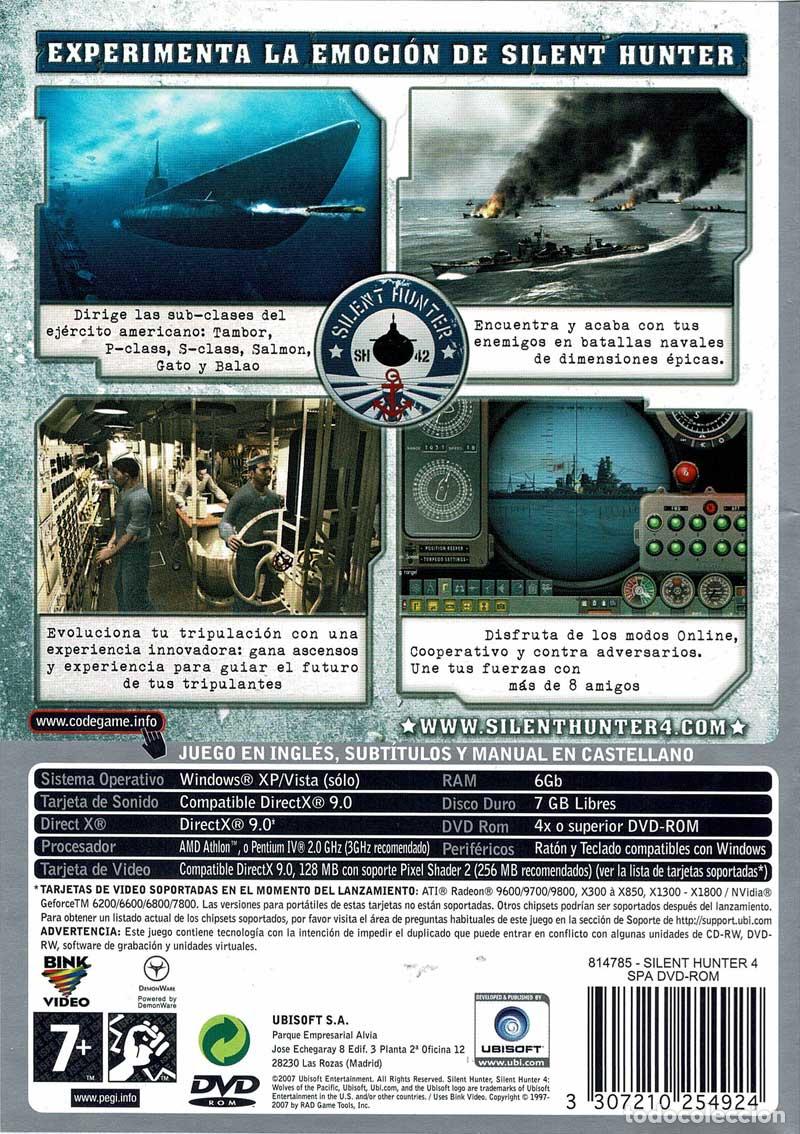 Videojuegos y consolas: Silent Hunter 4. Wolves of the Pacific. PC - Foto 2