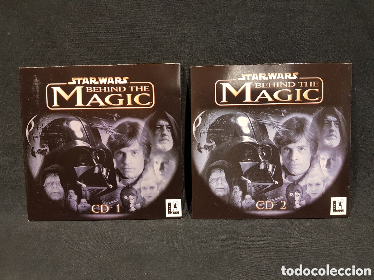 Videojuegos y consolas: 2 CD ROM STAR WARS BEHIND THE MAGIC 1998 - Foto 1