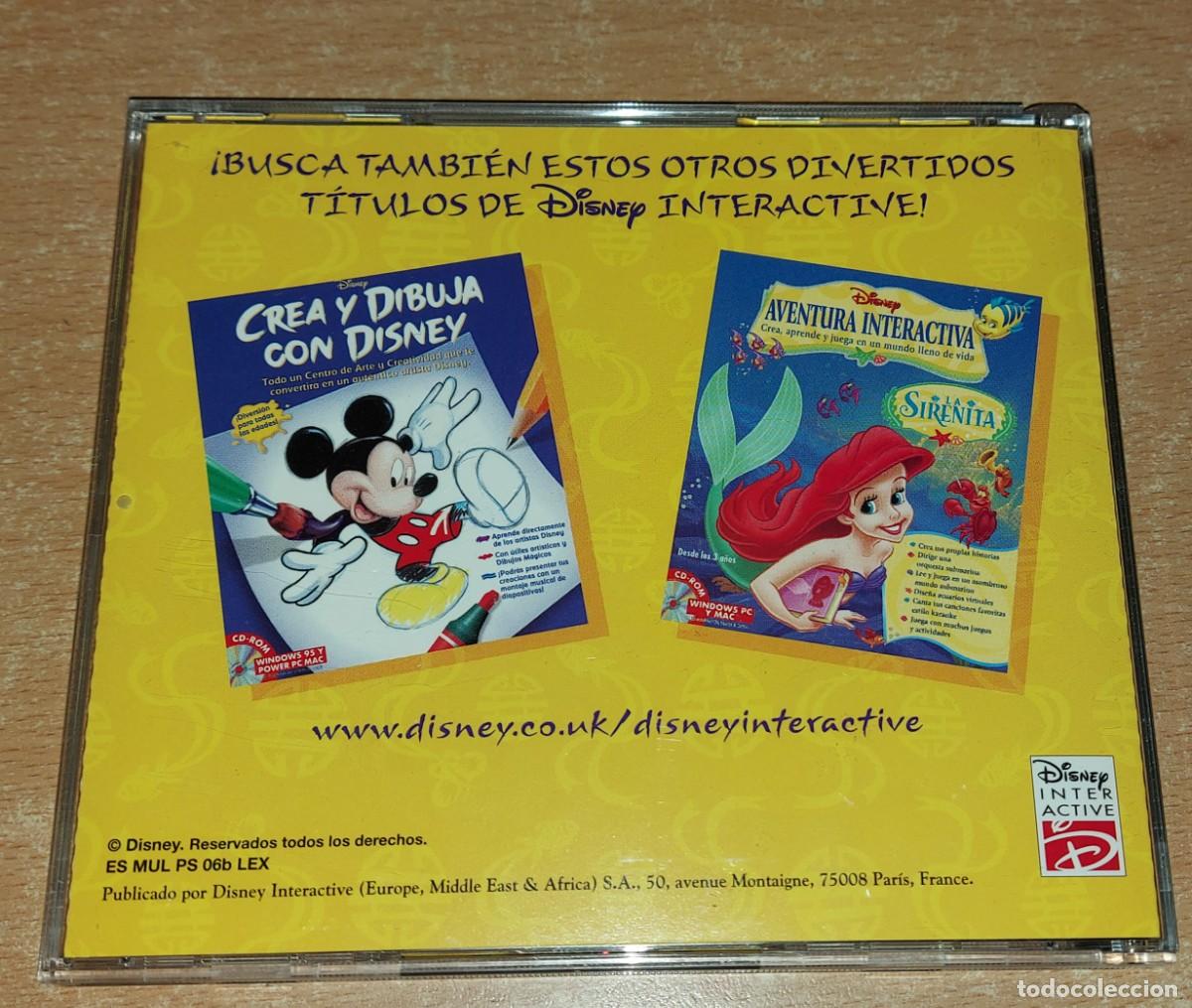 Videojuegos y consolas: CD ROM WINDOWS 95 ESTUDIO GRAFICO DISNEY MULAN - Foto 2