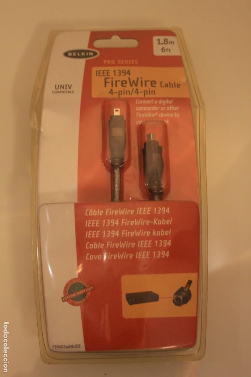 Videojuegos y consolas: CABLE NUEVO, A ESTRENAR, TIPO FIREWIRE - Foto 1