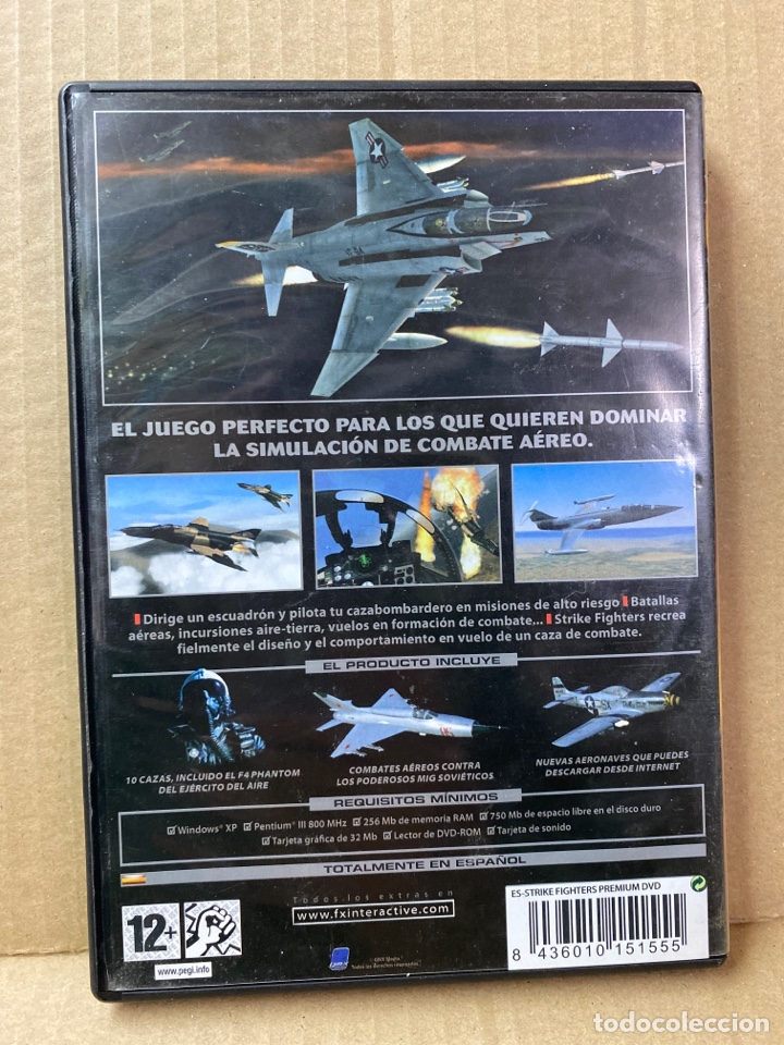 Videojuegos y consolas: JUEGO PC STRIKE FIGHTERS, FLIGHT SIMULATOR. INCLUYE MANUAL - Foto 2