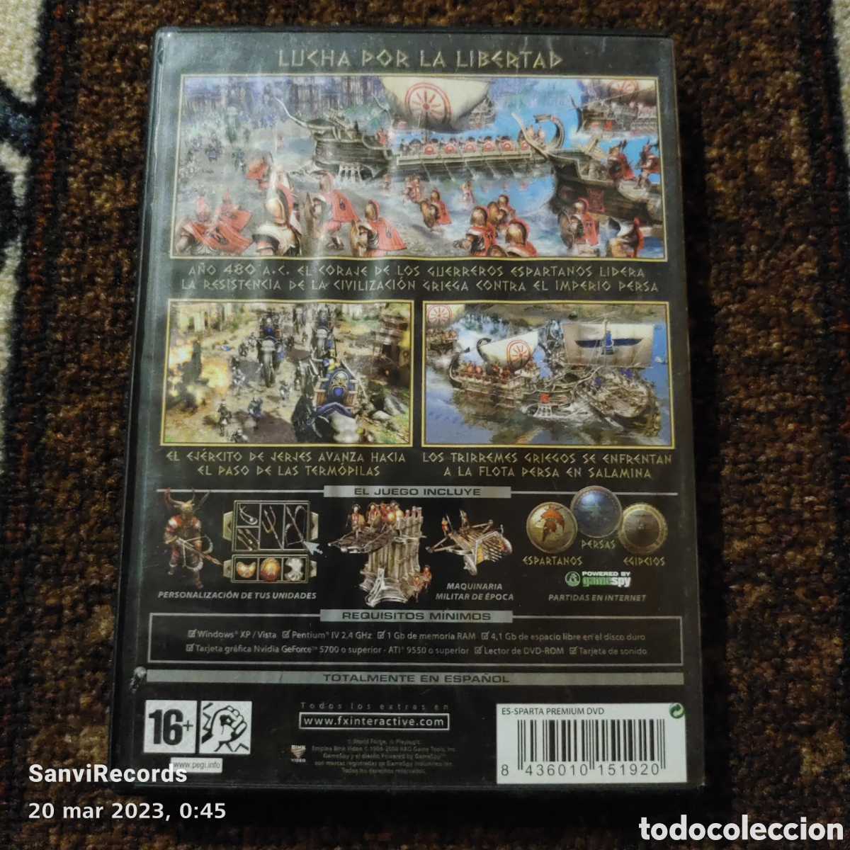 Videojuegos y consolas: PC DVD-ROM: SPARTA, LA BATALLA DE LAS TERMOPILAS (PLAYLOGIC) - Foto 2
