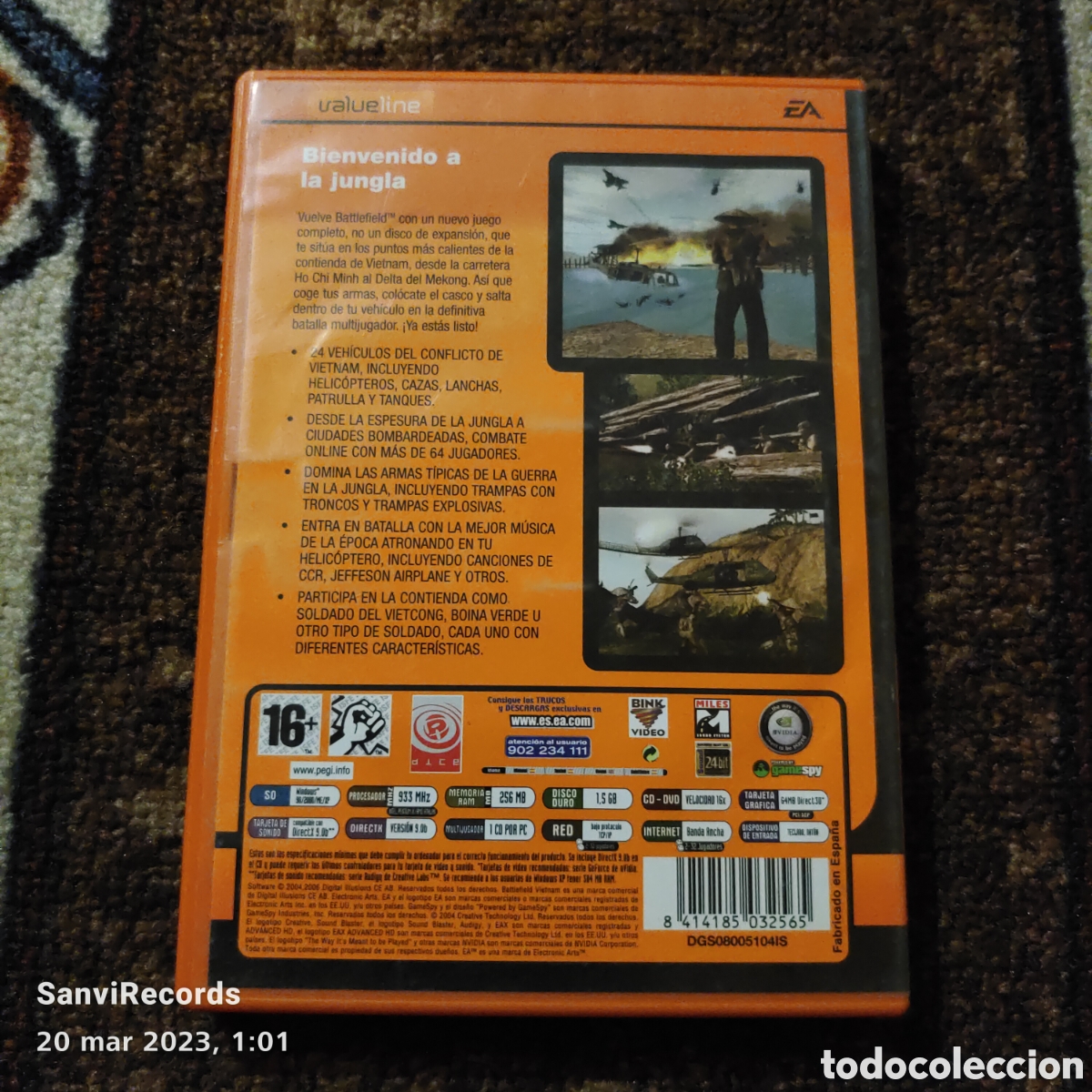 Videojuegos y consolas: PC CD-ROM: BATTLEFIELD VIETNAM (EA) - Foto 2