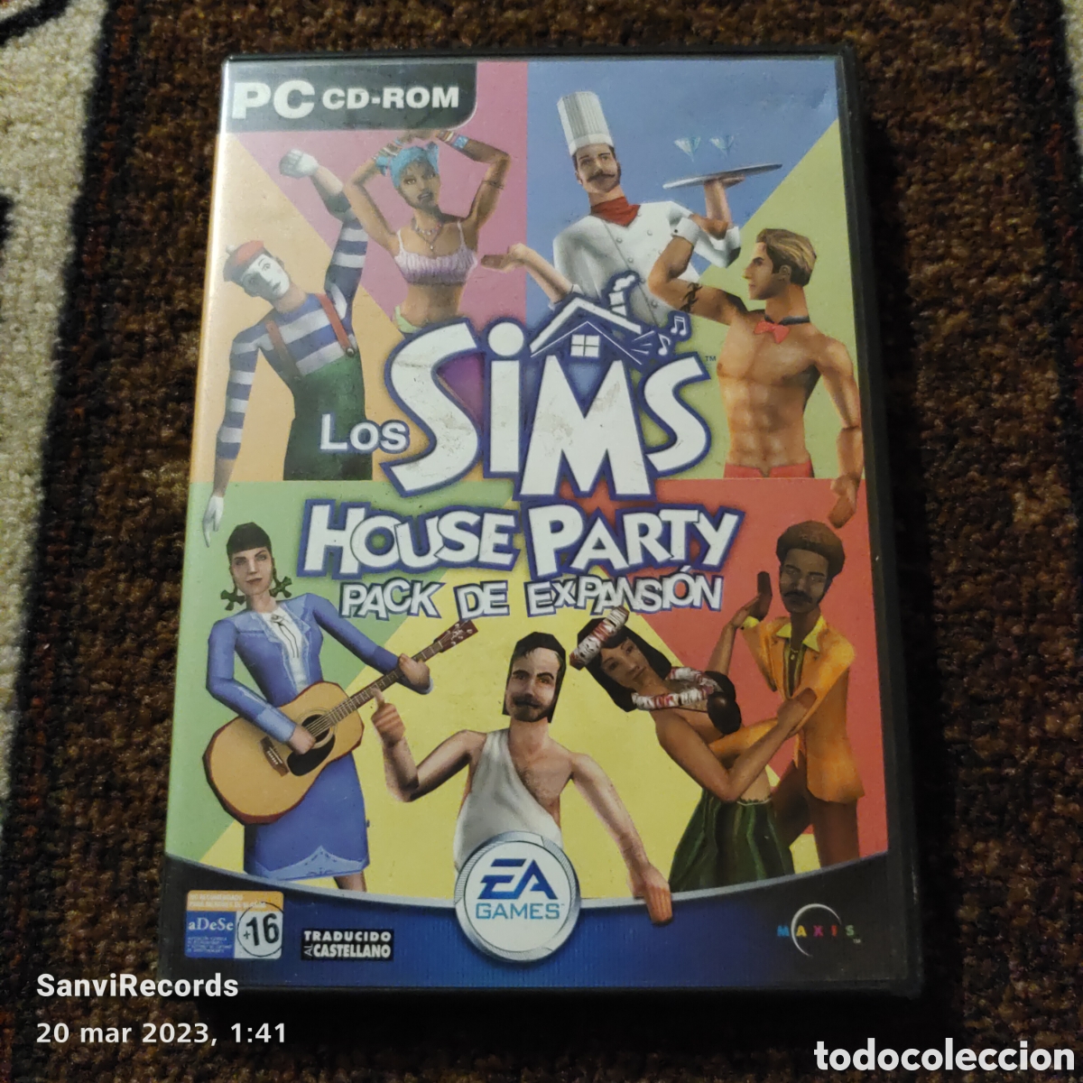 Videojuegos y consolas: PC CD-ROM: LOS SIMS HOUSE PARTY, PACK DE EXPANSI&Oacute;N (EA) - Foto 1