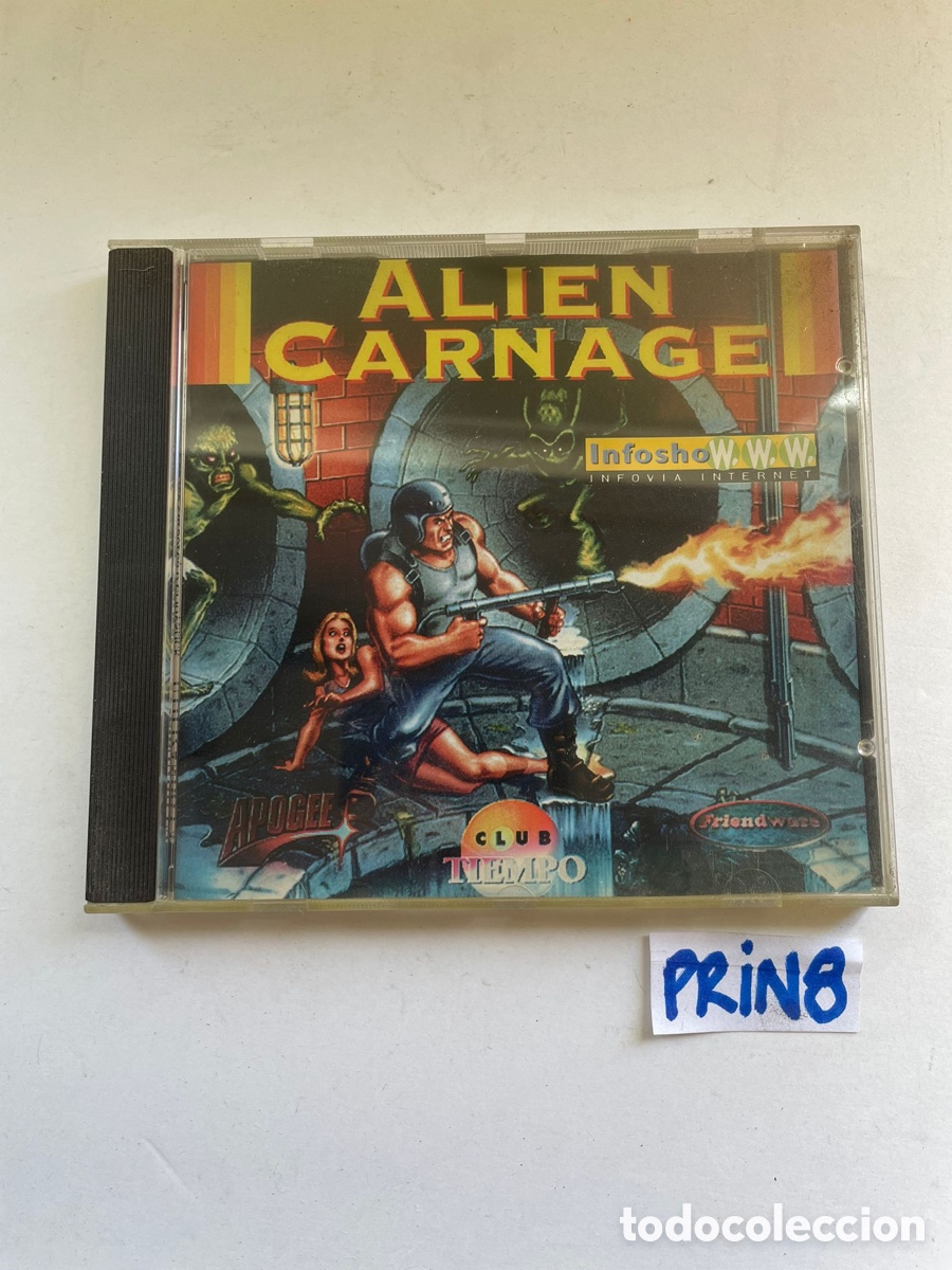 Videojuegos y consolas: Alien Carnage (Caja CD) - PC - Foto 1