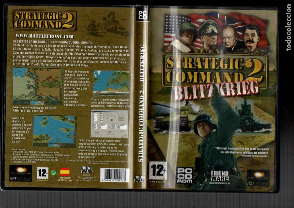 Videojuegos y consolas: PC CD-ROM: STRATEGIC COMMAND 2: BLITZKRIEG. JUEGO DE ESTRATEGIA. 2006. - Foto 1