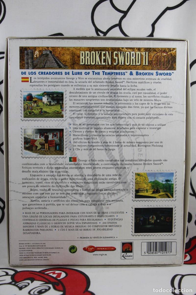 Videojuegos y consolas: PC BROKEN SWORD II 2 THE WHITE LABEL BUEN ESTADO VERSION ESPA&Ntilde;OLA - Foto 2