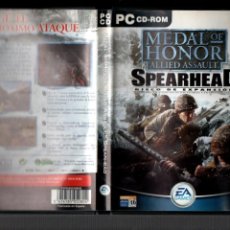 Videojuegos y Consolas: PC CD-ROM. MEDAL OF HONOR. ALLIED ASSAULT: SPEARHEAD. PRIMERA EDICION EN EL ESCENARIO CENTROEUROPEO.