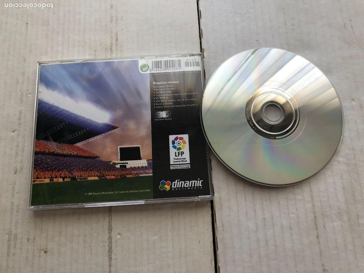 Videojuegos y consolas: PC FUTBOL 2000 - PC CD ROM KREATEN - Foto 2