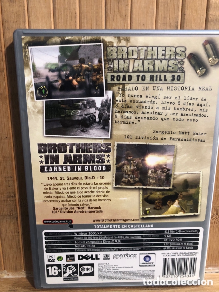 Videojuegos y consolas: BROTHERS IN ARMS PACK PC SEMINUEVO - Foto 2
