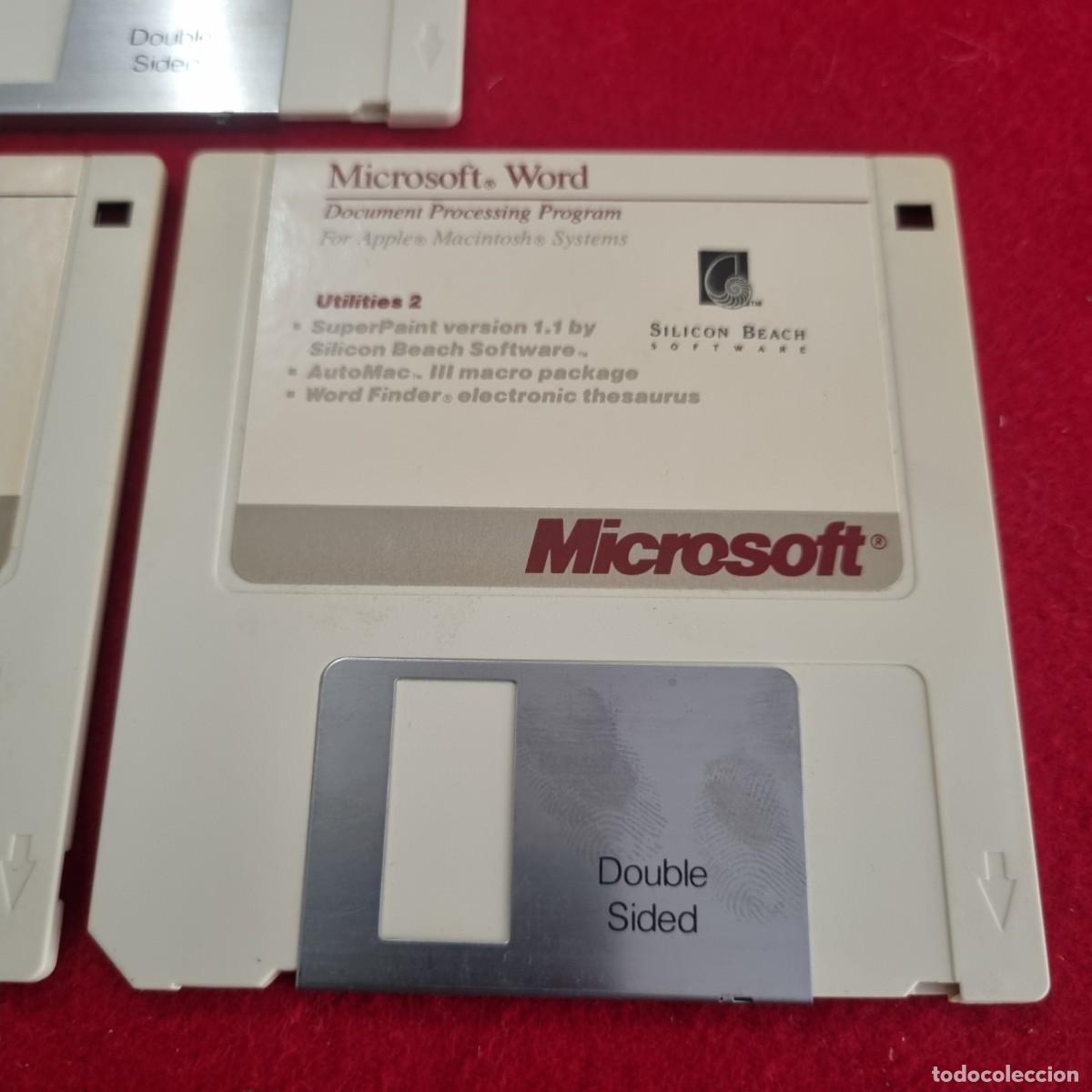 Videojuegos y consolas: MICROSOFT WORD LOTE 3 DISQUETES - Foto 3