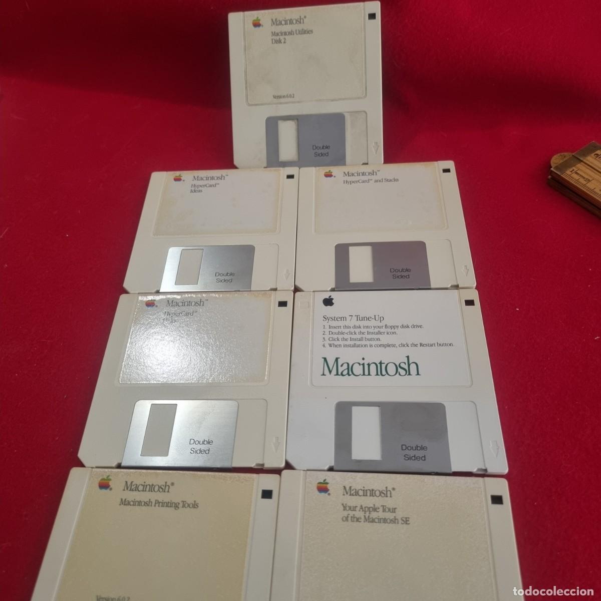 Videojuegos y consolas: MACINTOSH LOTE DE 7 DISQUETTES - Foto 1