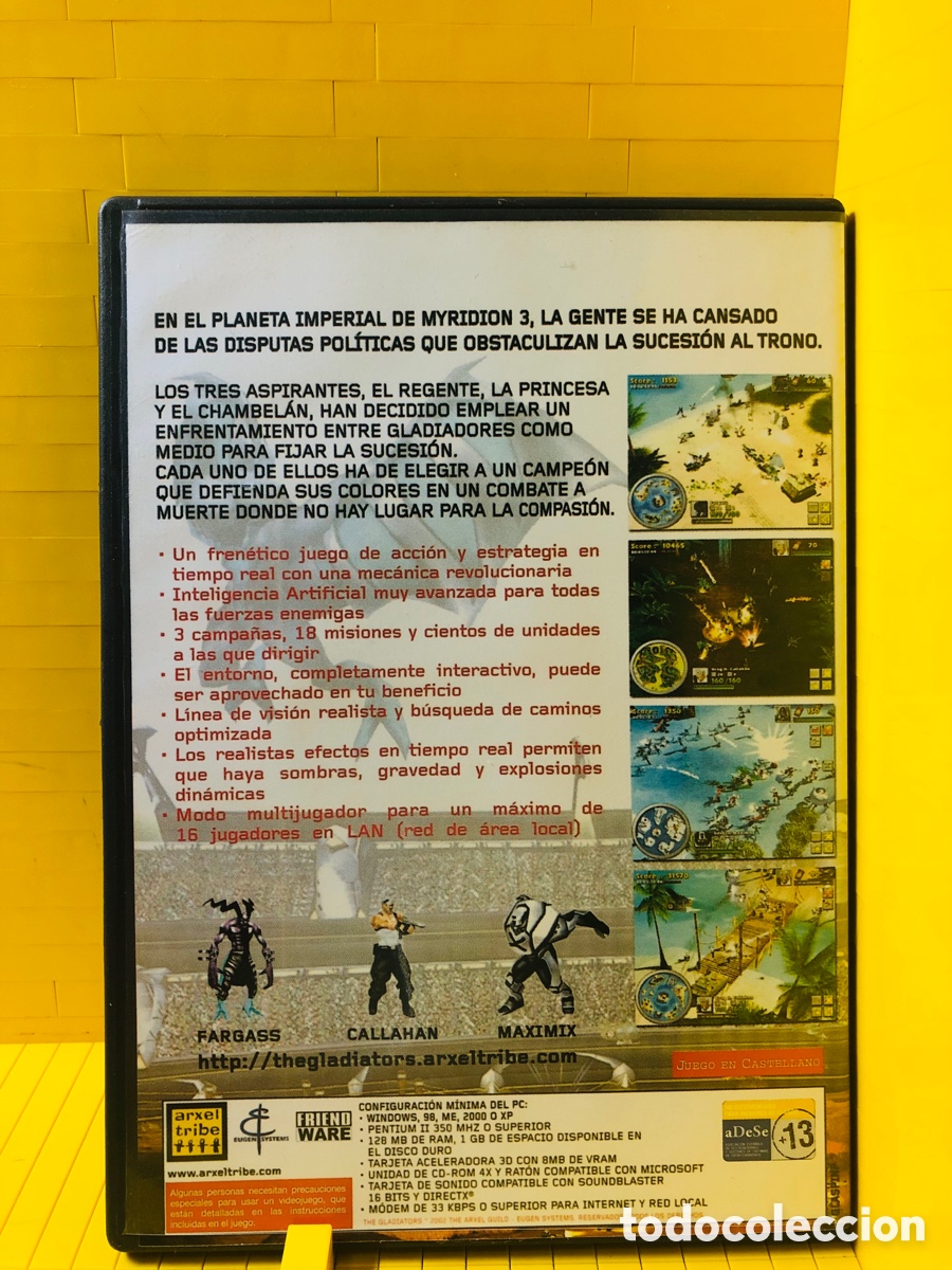 Videojuegos y consolas: JUEGO PC-ROM ● THE GLADIATORS GALACTIC CIRCUS GAMES - Foto 2