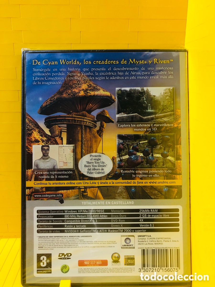 Videojuegos y consolas: JUEGO PC - ROM ● URU MYST ● AGES BEYOND MYST ● UBISOFT - Foto 2
