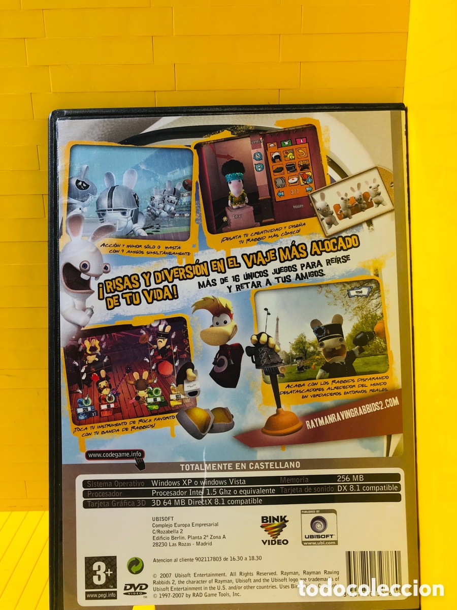 Videojuegos y consolas: JUEGO PC-ROM ● RAYMAN RAVING RABBIDS 2 - Foto 2