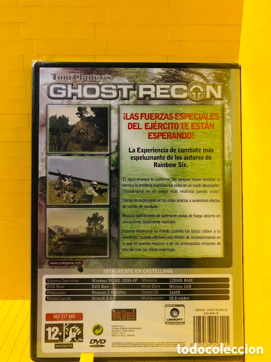 Videojuegos y consolas: JUEGO PC-ROM ● GHOST RECON TOM CLANCY&acute;S ● - Foto 2