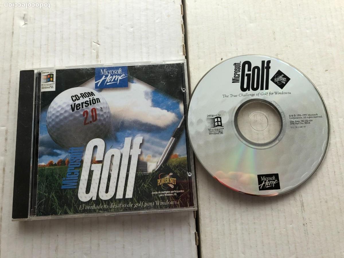 Videojuegos y consolas: GOLF MICROSOFT HOME VERSION 2.0 - PC CD ROM KREATEN - Foto 1