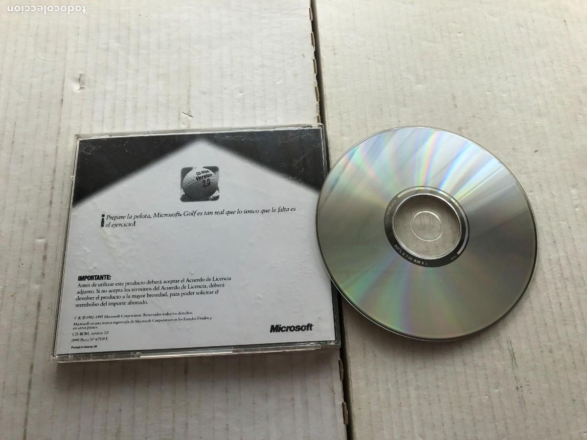 Videojuegos y consolas: GOLF MICROSOFT HOME VERSION 2.0 - PC CD ROM KREATEN - Foto 2