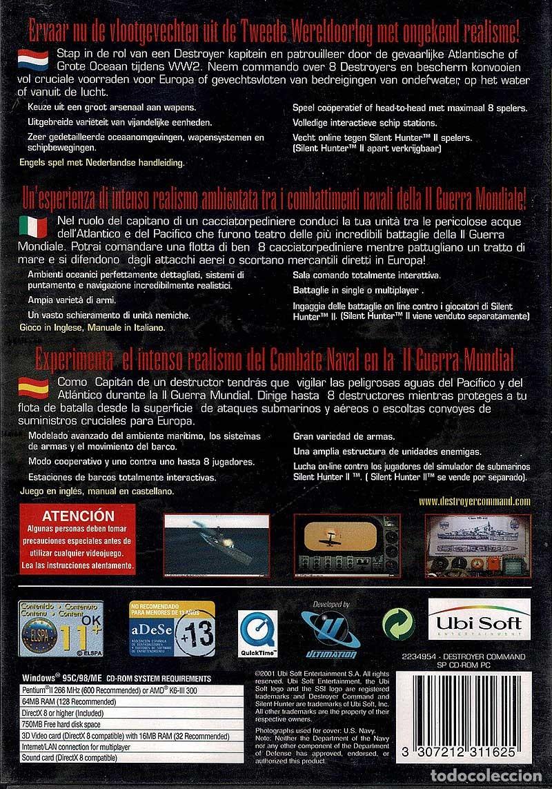 Videojuegos y consolas: Destroyer Command. WWII Naval Combat Simulation. PC - Foto 2