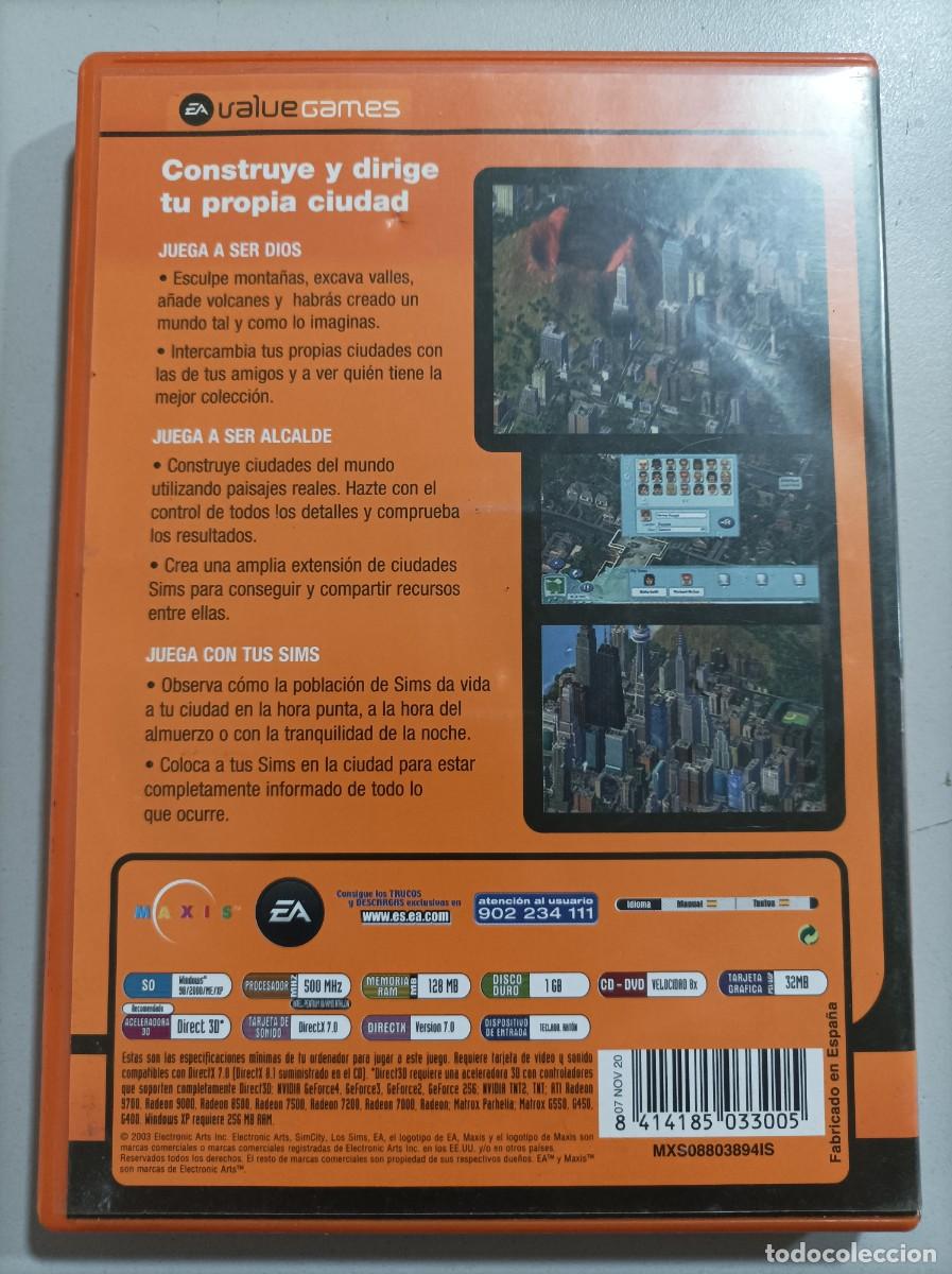 Videojuegos y consolas: V&iacute;deojuego de pc - SIM CITY 4 - Foto 2