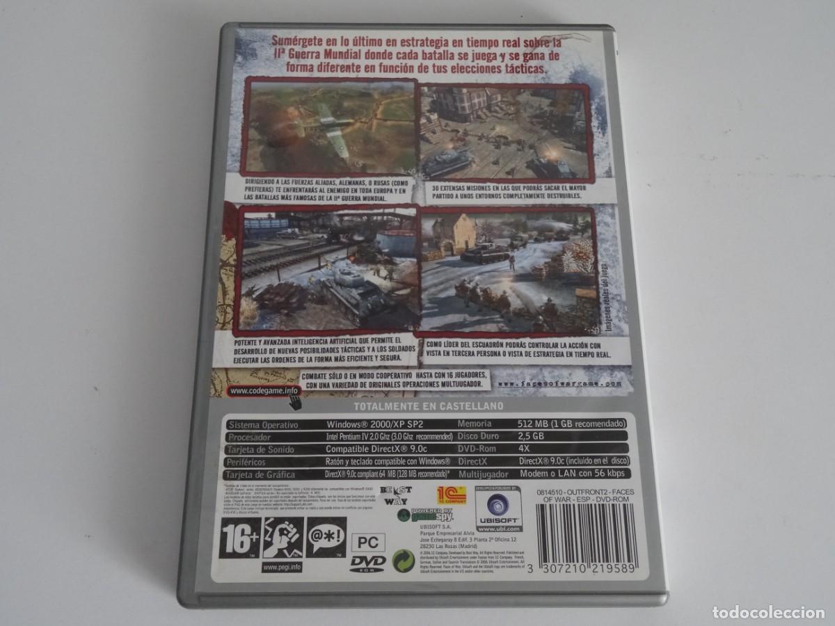 Videojuegos y consolas: PC - Faces of War Ed. Espa&ntilde;ola - Foto 3