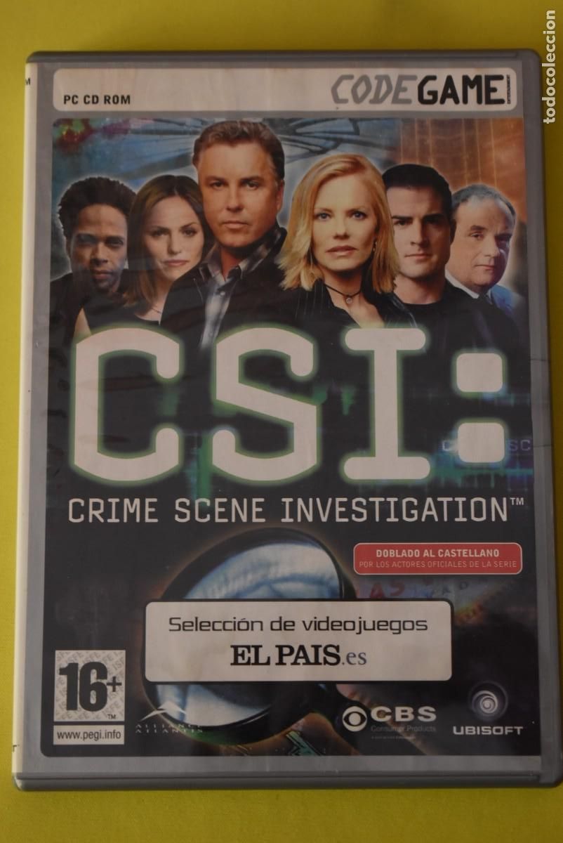 Videojuegos y consolas: Videojuego PC. Code Game. CSI. Idioma espa&ntilde;ol - Foto 1