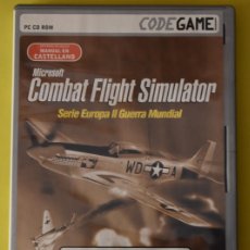 Videojuegos y Consolas: VIDEOJUEGO PC. CODE GAME. COMBAT FLIGHT SIMULATOR. IDIOMA ESPAÑOL