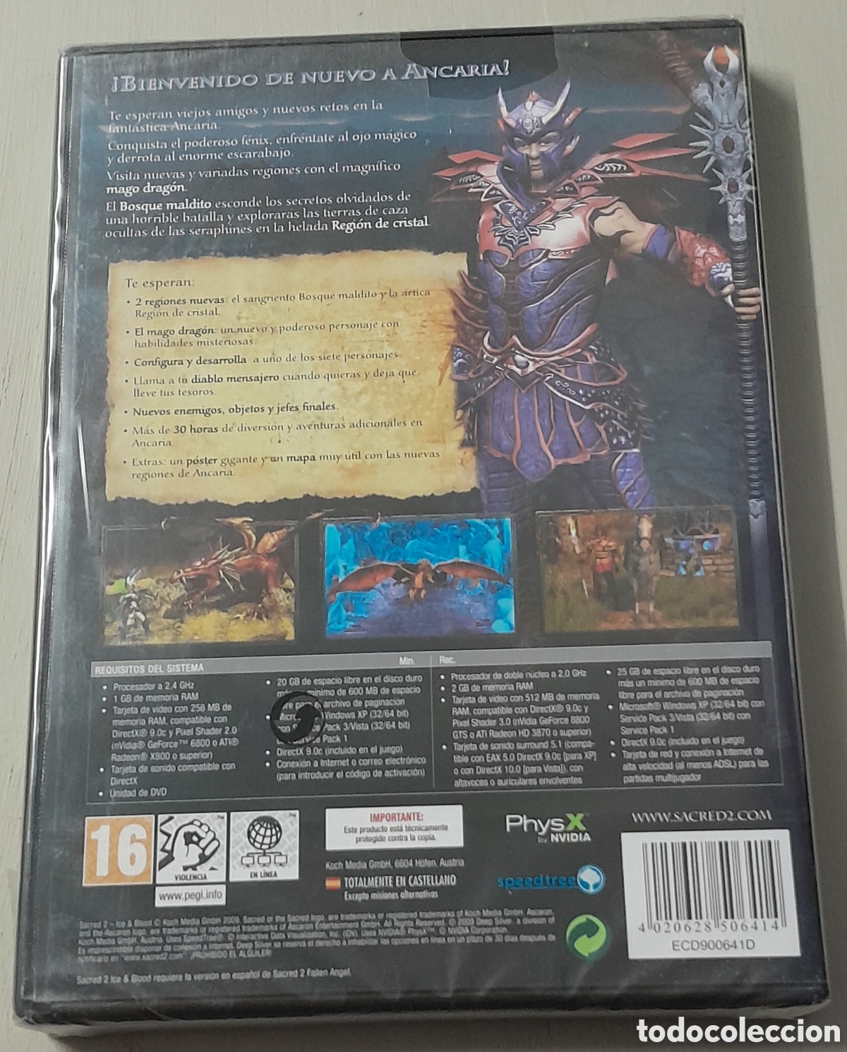 Videojuegos y consolas: SACRED 2 ICE & BLOOD - PACK DE EXPANSION - PRECINTADO - Foto 2