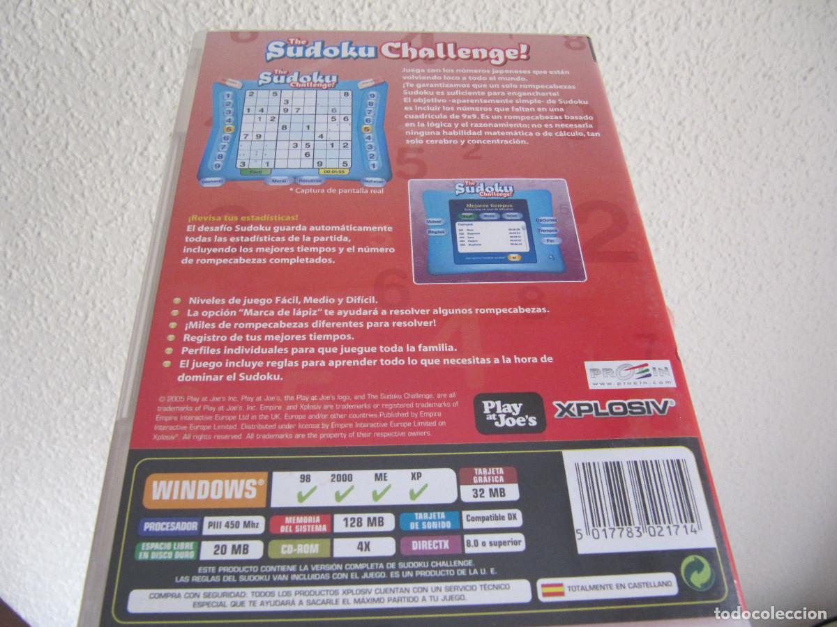 Videojuegos y consolas: THE SUDOKU CHALLENGE. PC CD-ROM - Foto 2