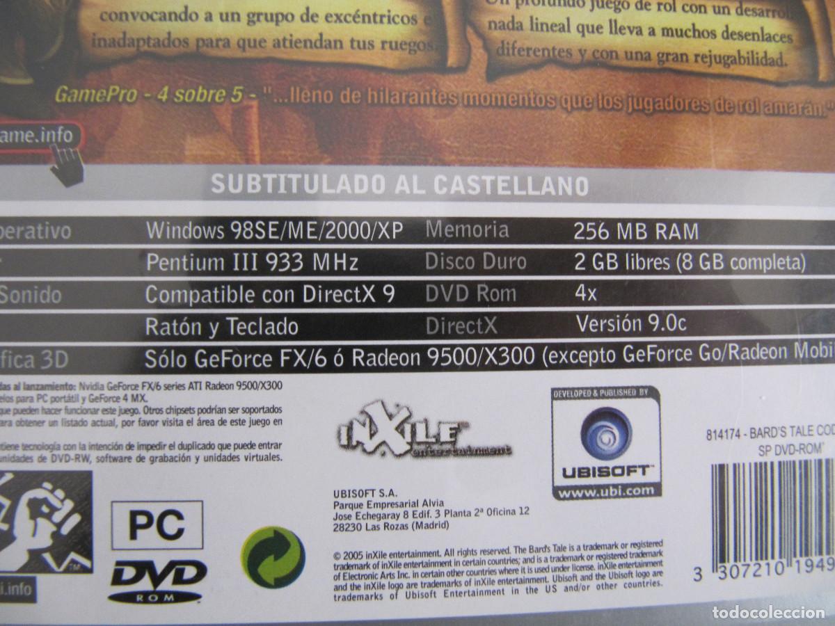 Videojuegos y consolas: THE BARD&acute;S TALE - JUEGO PC SUBTITULADO AL CASTELLANO - Foto 3