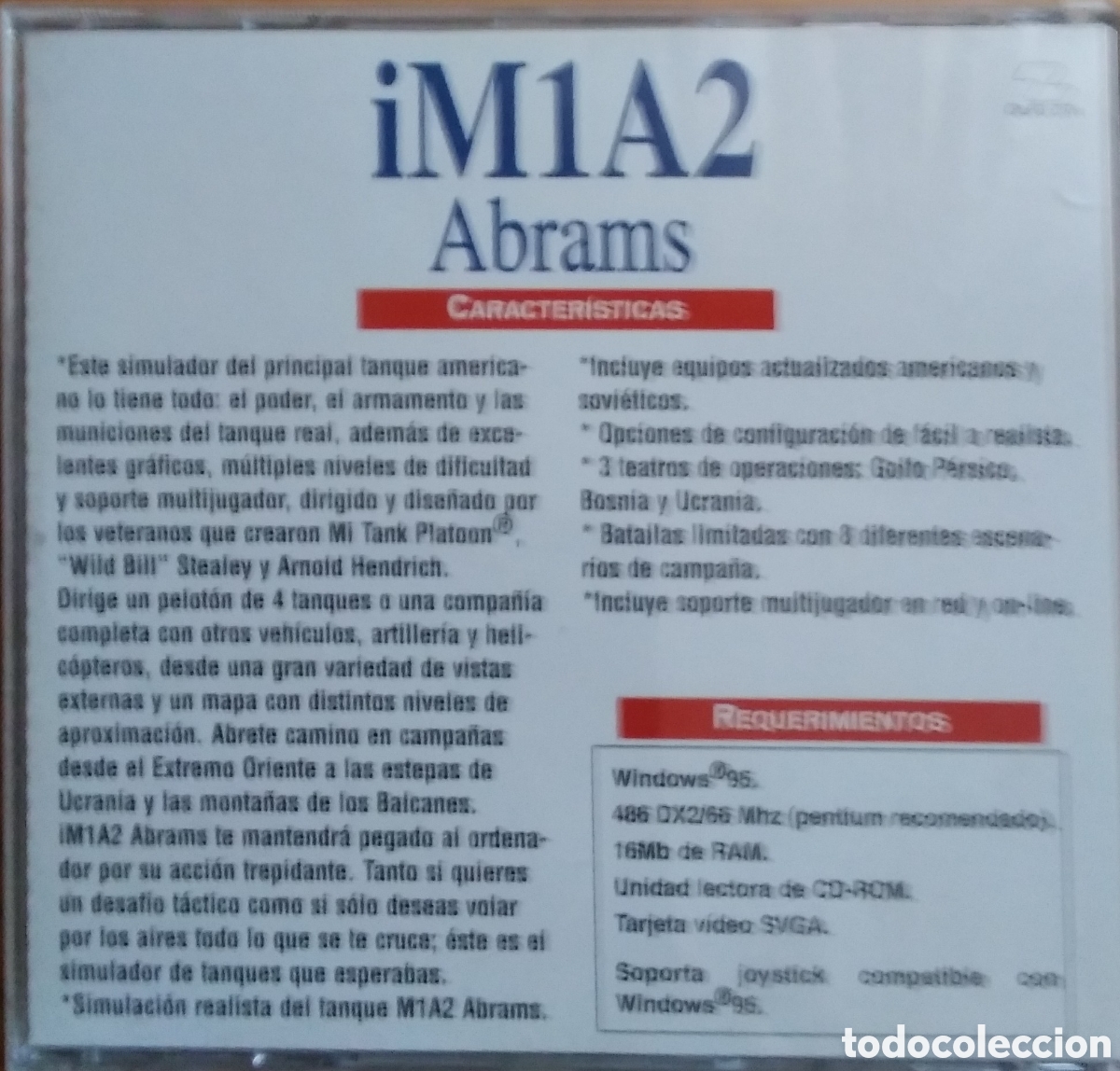 Videojuegos y consolas: M1A2 abrams juego para pc contiene cd - Foto 2