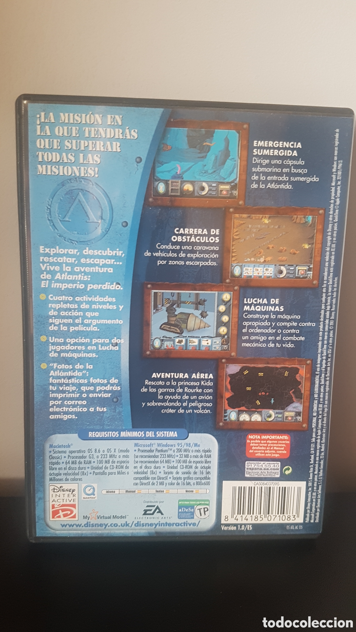 Videojuegos y consolas: DISNEY ATLANTIS: EL IMPERIO PERDIDO JUEGO PC CENTRO DE ACTIVIDADES - Foto 2