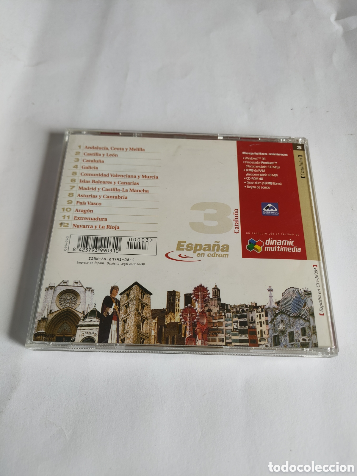 Videojuegos y consolas: PC1 Espa&ntilde;a en CD-ROM JUEGO PC SEGUNDAMANO - Foto 2