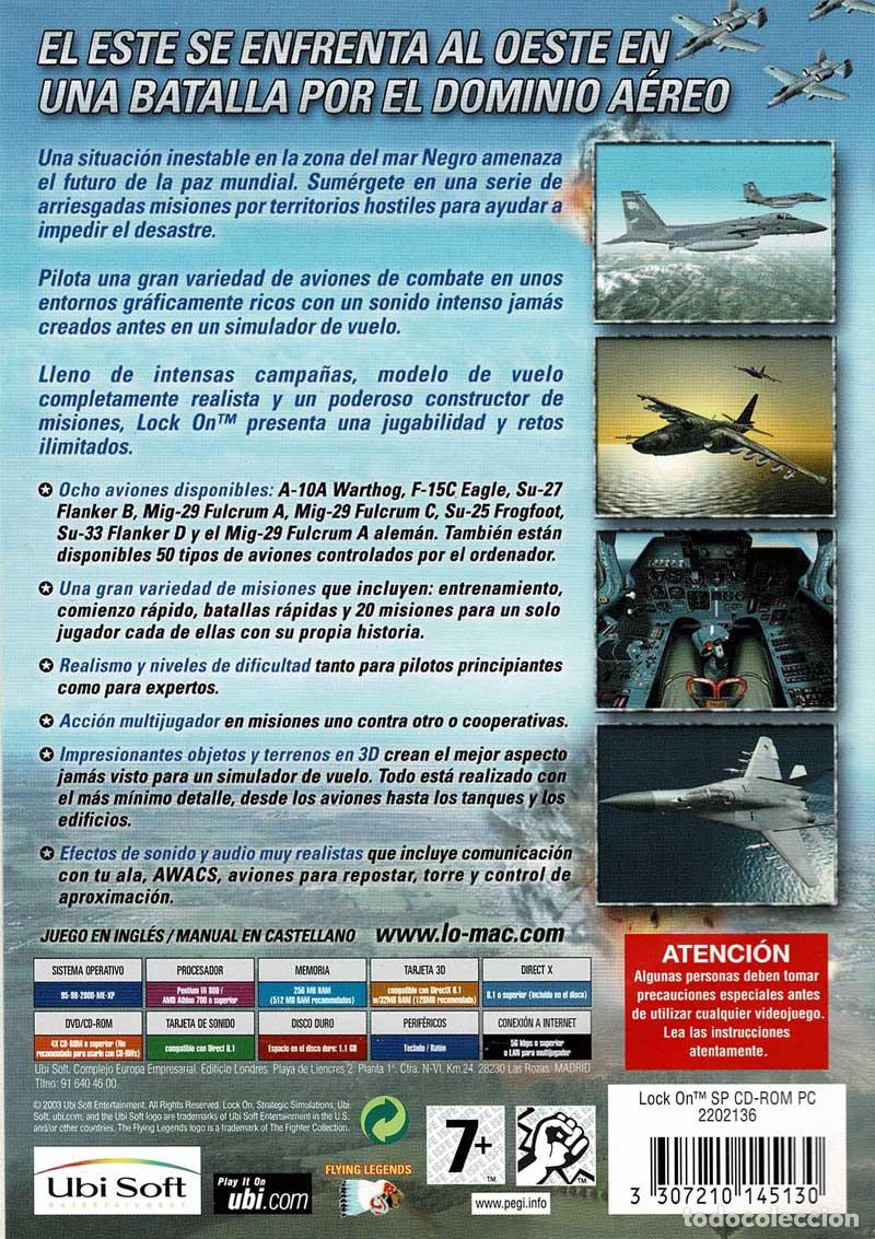Videojuegos y consolas: Lock On. Air Combat Simulation. PC - Foto 2