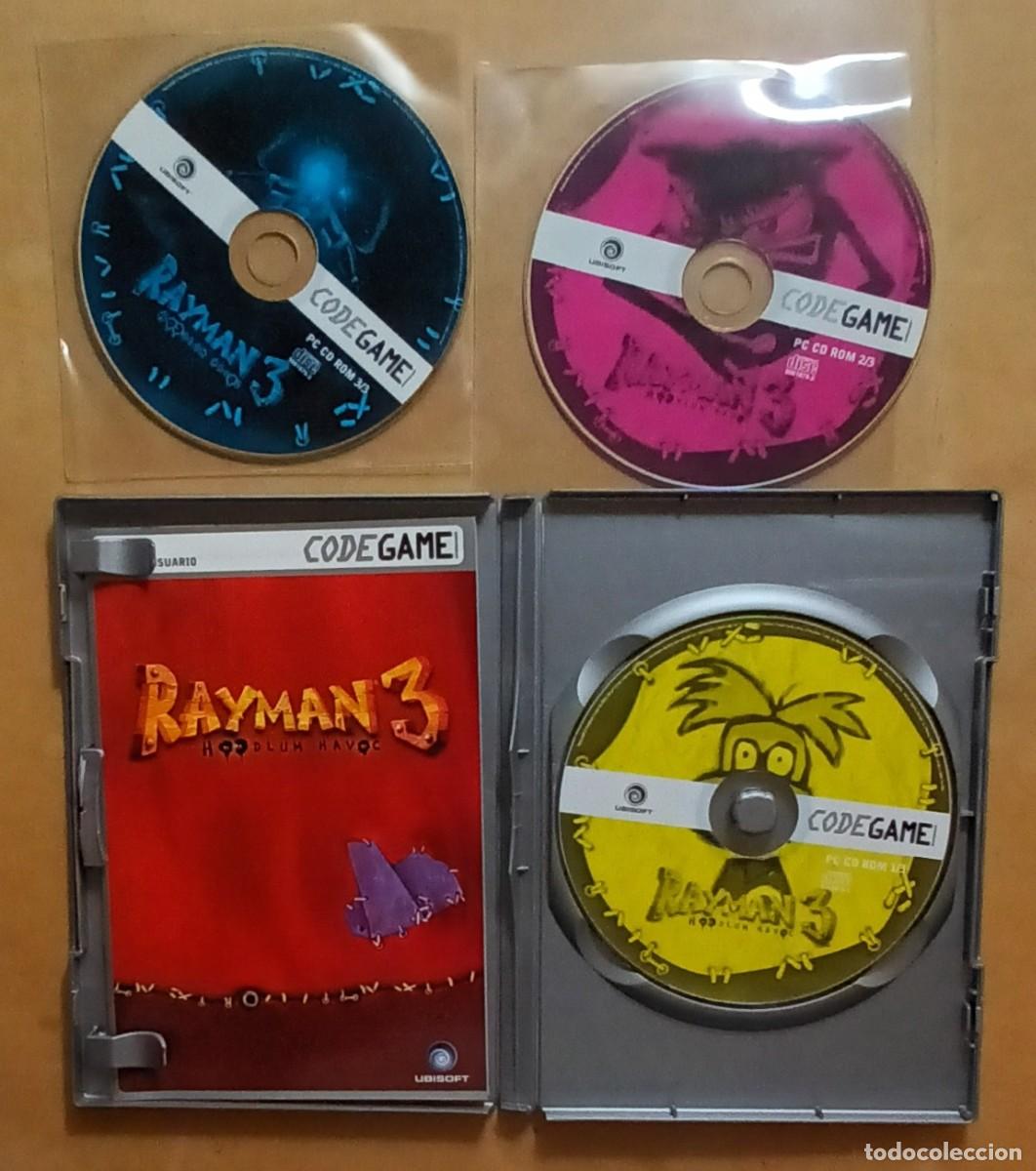 Videojuegos y consolas: PC CD ROM - RAYMAN 3 - 3 DISCOS - Foto 2