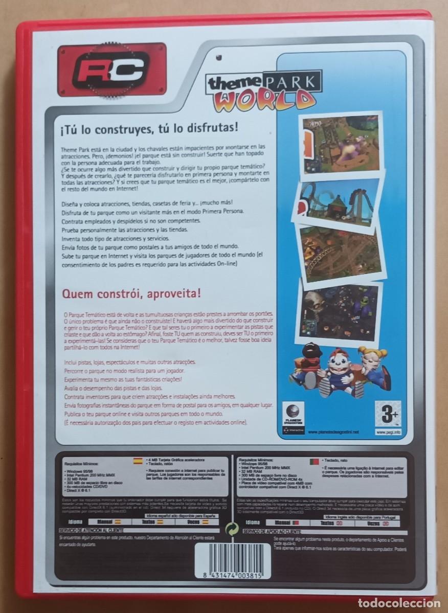 Videojuegos y consolas: PC CD ROM - THEME PARK WORLD - RED COLLECTION - Foto 2