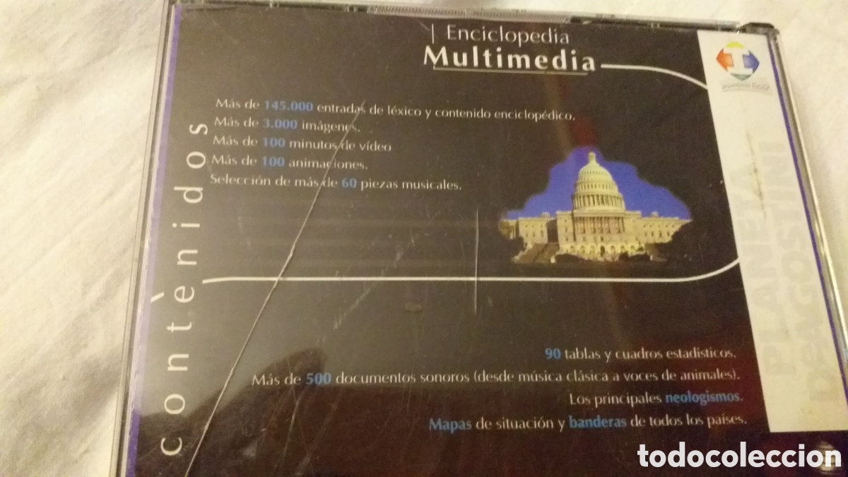 Videojuegos y consolas: Enciclopedia multimedia planeta de agostini versi&oacute;n 2004 compatible CD-PC XP 6 Cd-Rom - Foto 2