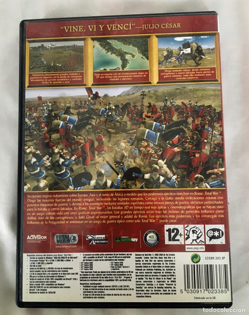 Videojuegos y consolas: Juego para PC &rdquo;Rome&rdquo; - Foto 3