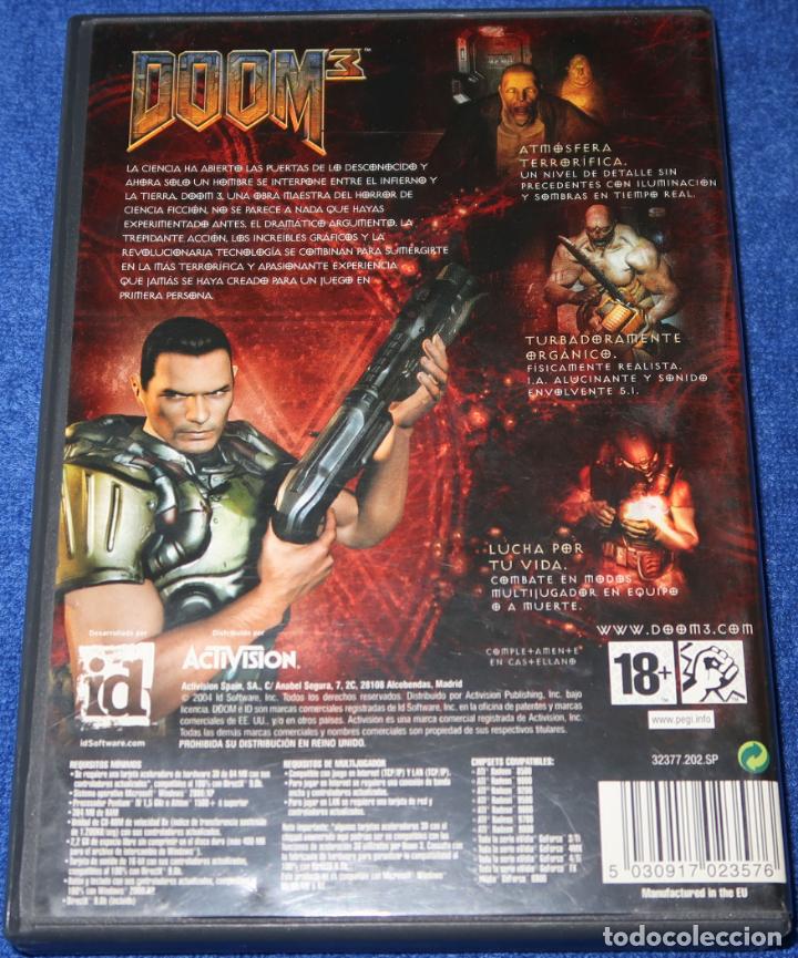 Videojuegos y consolas: DOOM 3 - PC/CD ROM - 3 discos - id - Activision (2004) - Foto 3