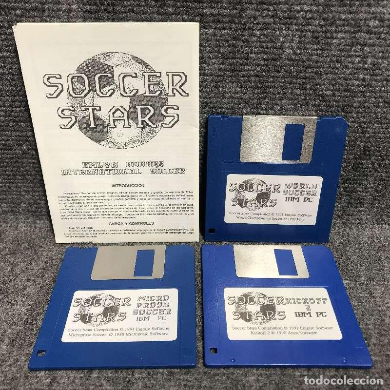 Videojuegos y consolas: SOCCER STARS DISQUETES+MANUAL PC - Foto 1