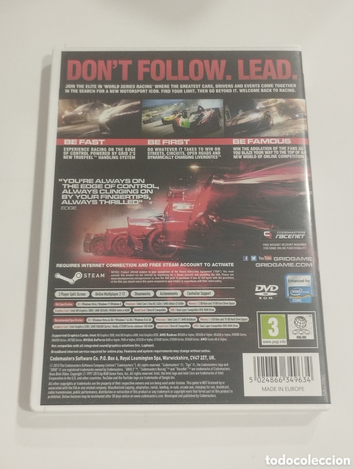 Videojuegos y consolas: Grid2 PC. - Foto 5