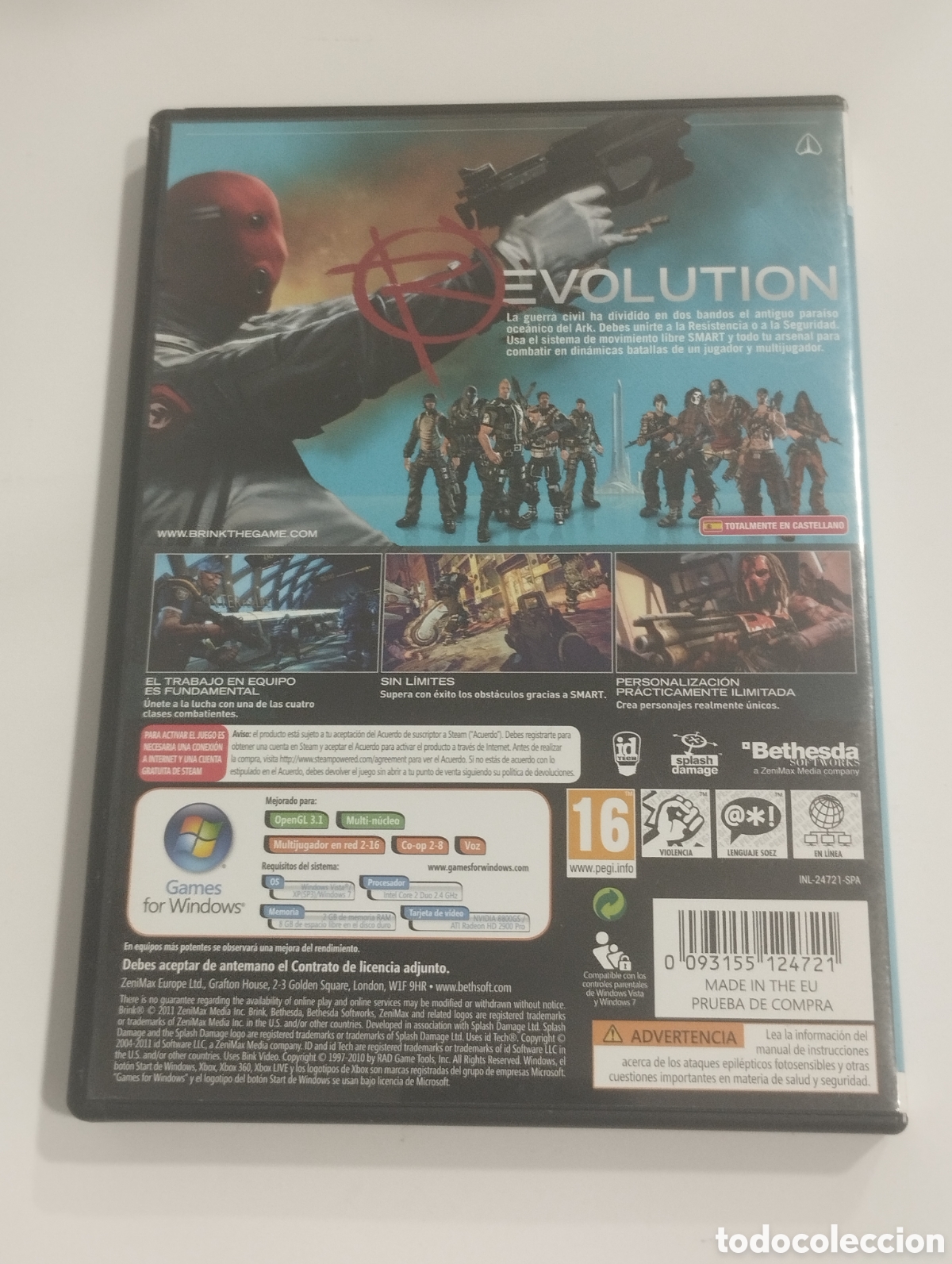 Videojuegos y consolas: Brink PC DVD. - Foto 5