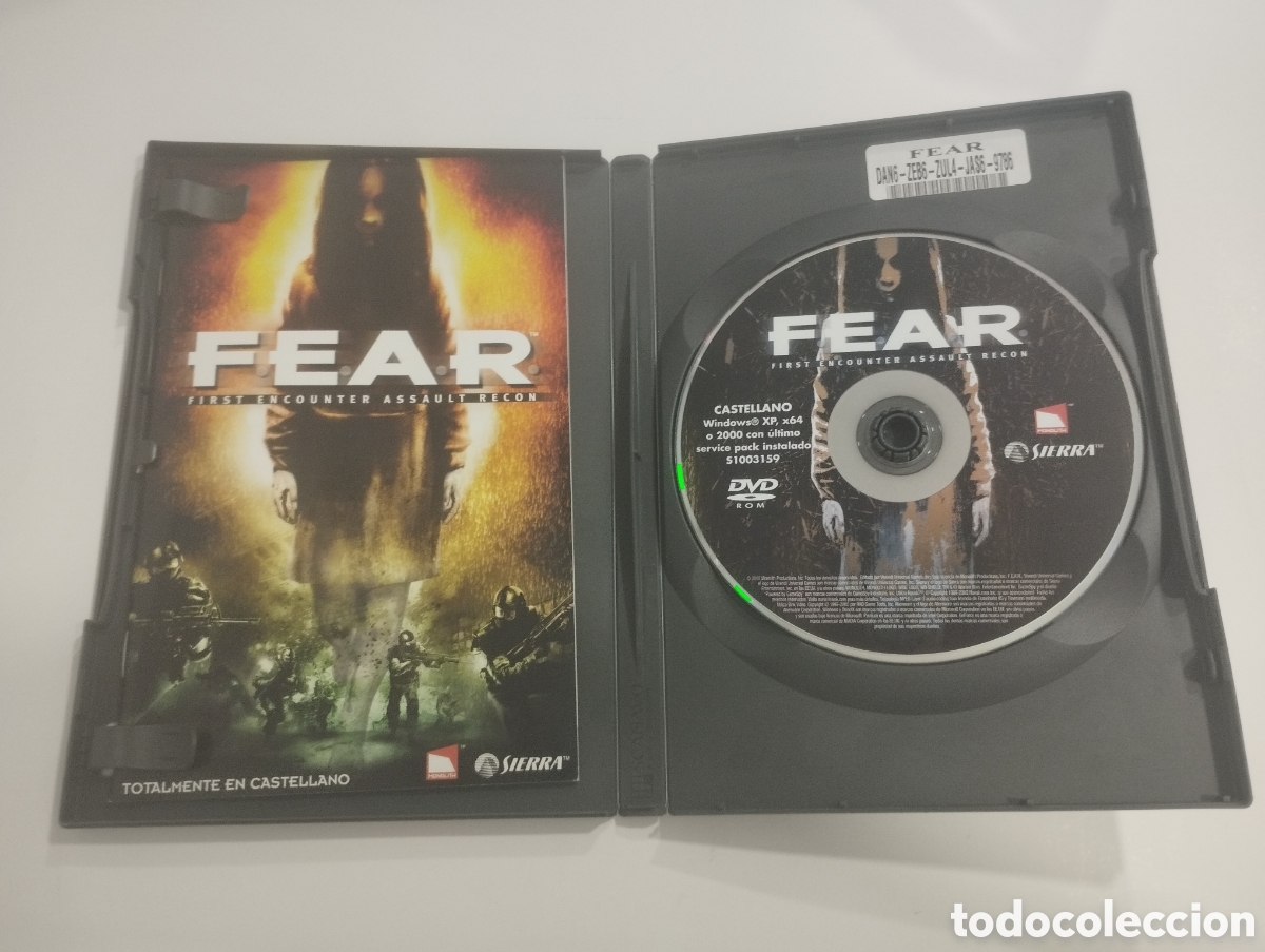 Videojuegos y consolas: F.E.A.R, first encounter assault recon. PC. DVD. - Foto 2