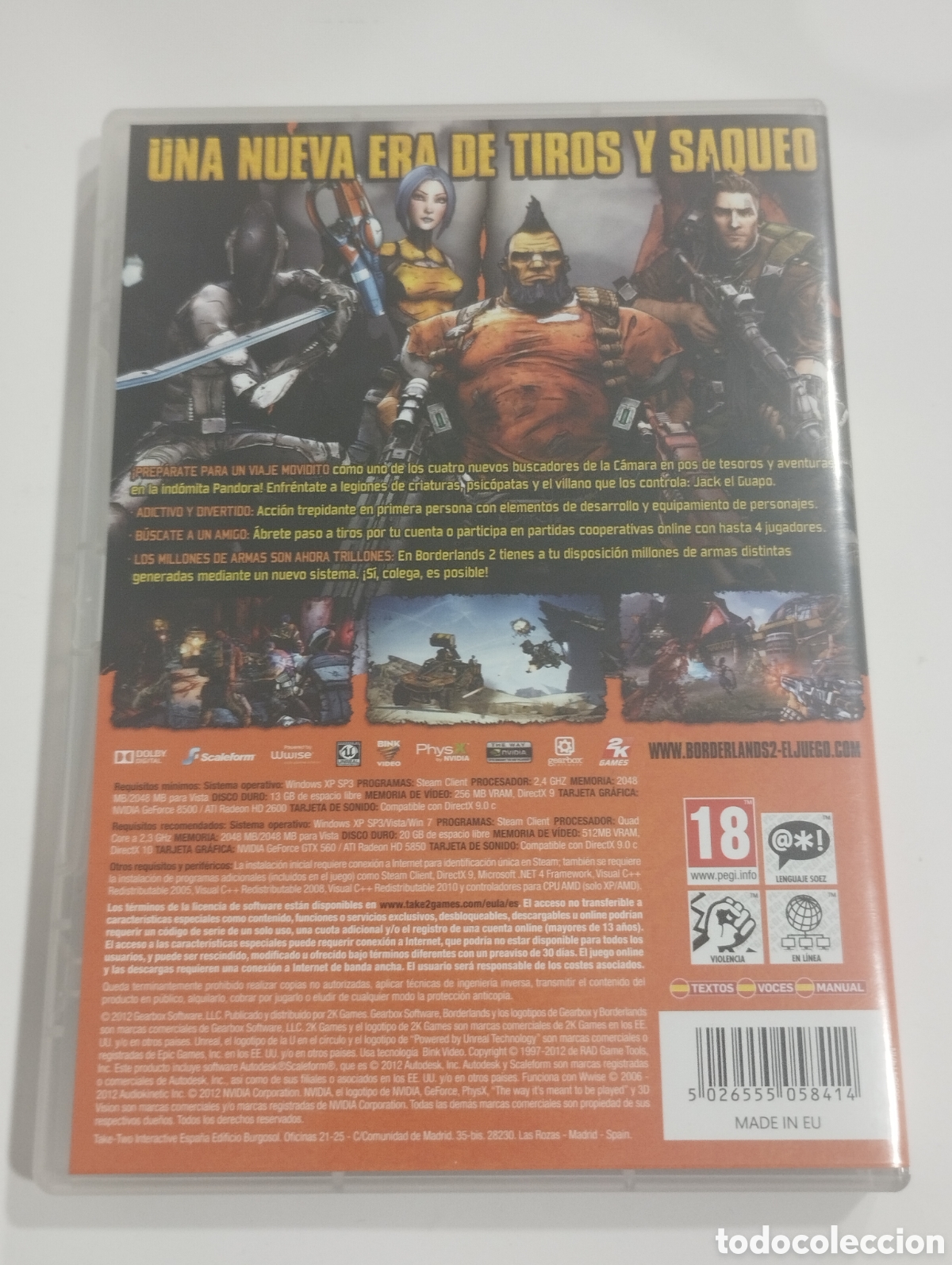 Videojuegos y consolas: Borderlands 2. PC DVD. - Foto 5