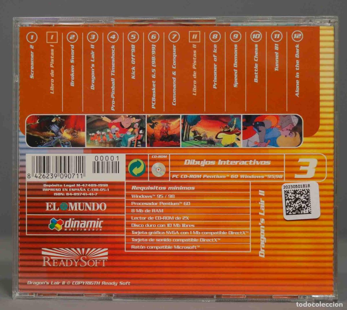 Videojuegos y consolas: PC CD-ROM. DRAGON&acute;S LAIR II LA COLECCION - Foto 2