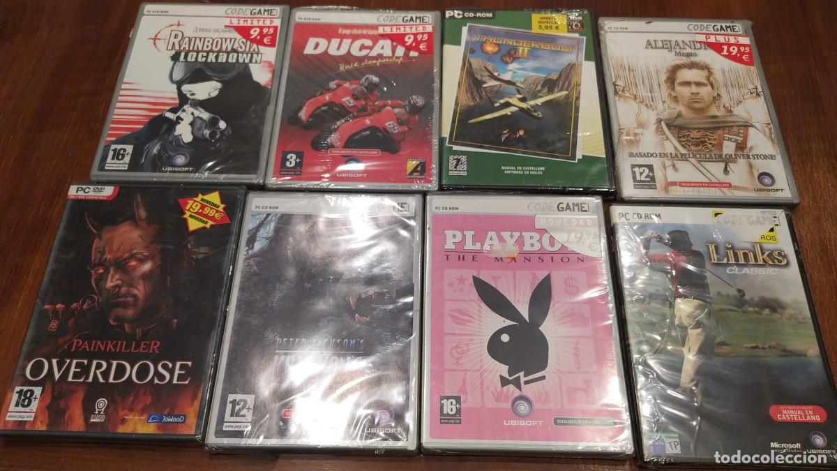 Videojuegos y consolas: Lote de 8 juegos de PC precintados - Foto 2