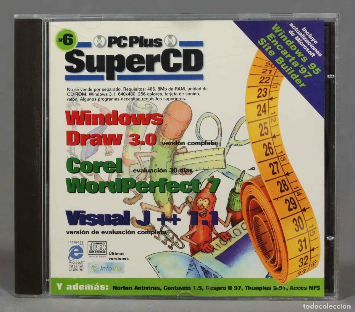 Videojuegos y consolas: PC CD-ROM. SUPER CD. WINDOWS DRA 3.0. CORE. WORDPERFECT 7 - Foto 1