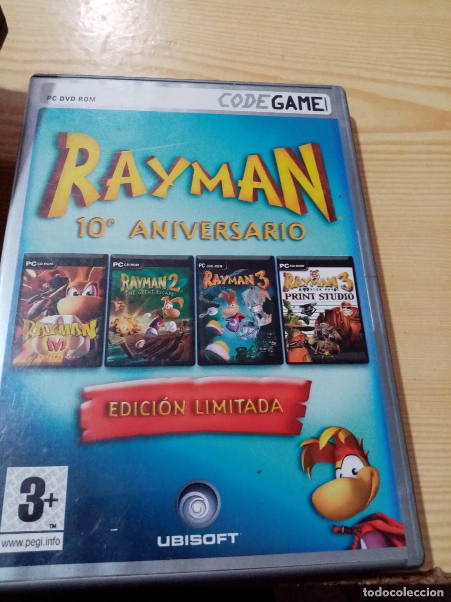 Videojuegos y consolas: RAYMAN. 10&ordm; ANIVERSARIO. 5 CD ROM - Foto 1