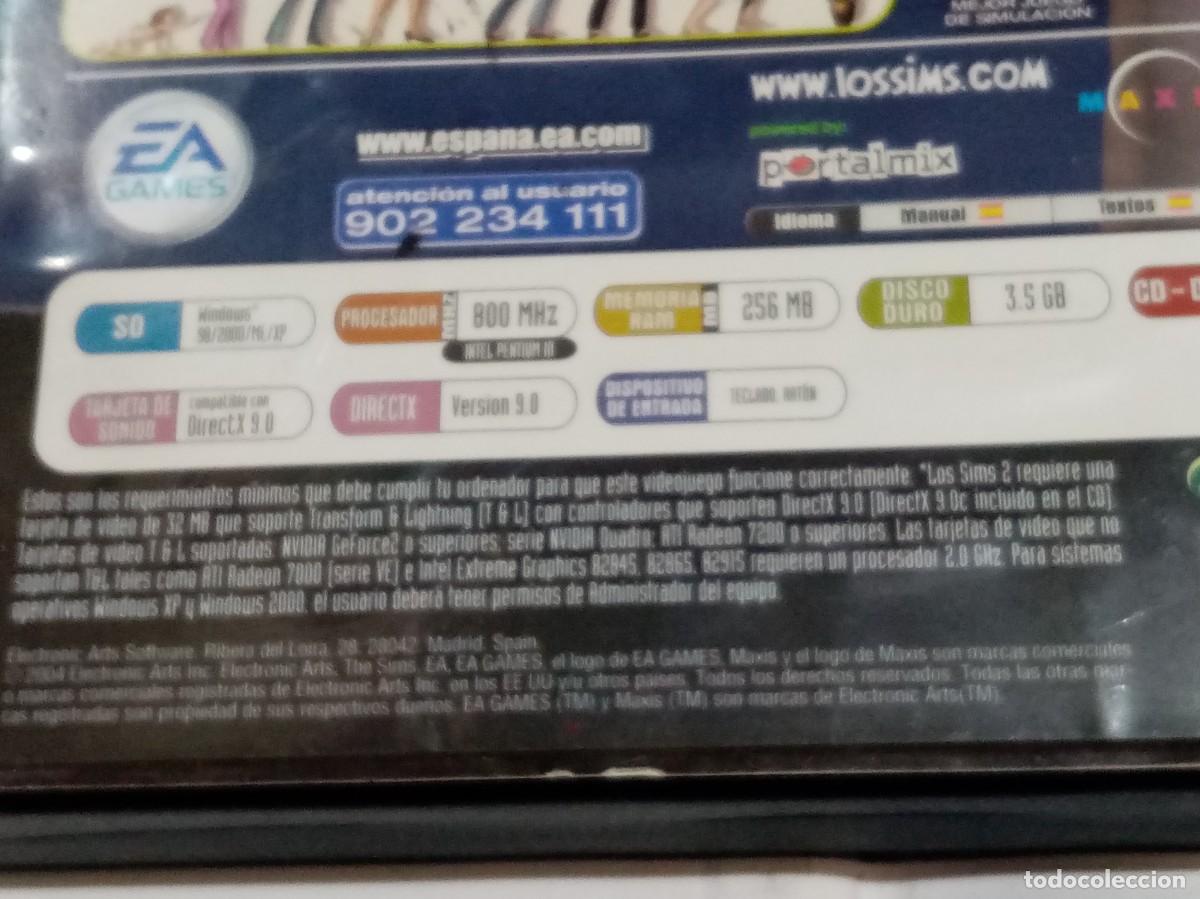Videojuegos y consolas: JUEGO PC CD ROM LOS SIMS 2 CON INSTRUCCIONES ,4 DISCOS - Foto 3