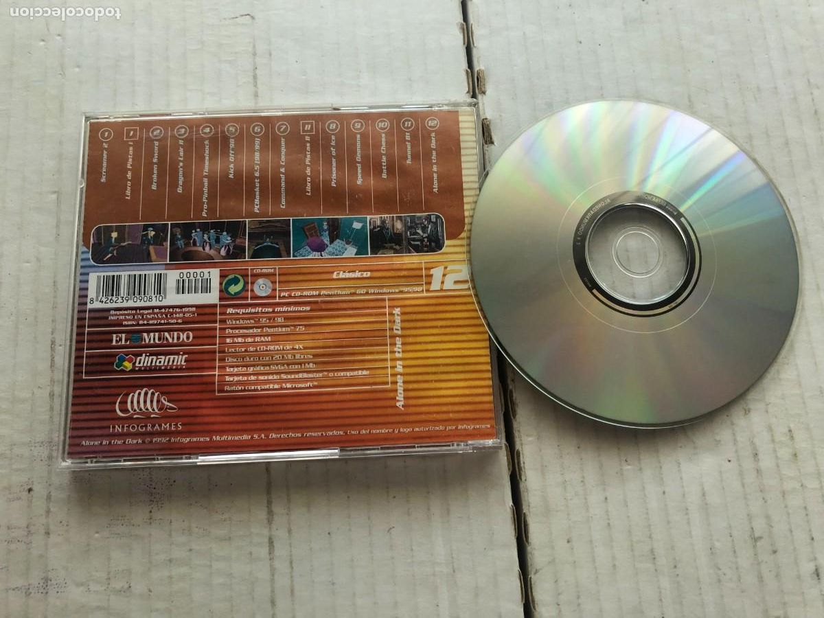 Videojuegos y consolas: ALONE IN THE DARK - PC CD ROM KREATEN - Foto 2